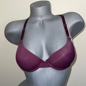 PUSH UP LIGHT PADDED DEMI T-SHIRT UNDERWIRE BRA ADJUSTABLE SHOULDER STRAPS. NWT